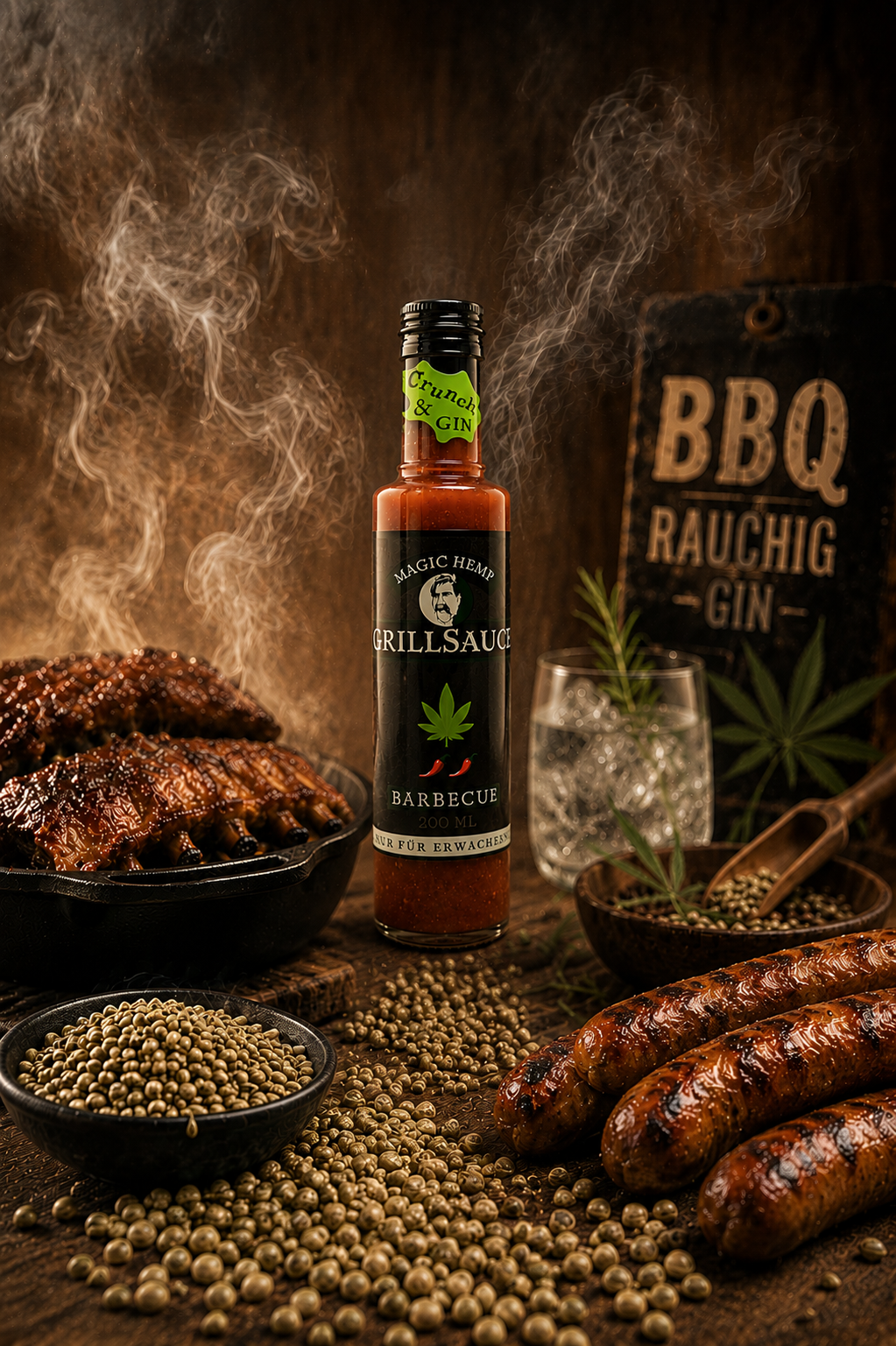 Magic Hemp Grillsauce BBQ 200 ml
