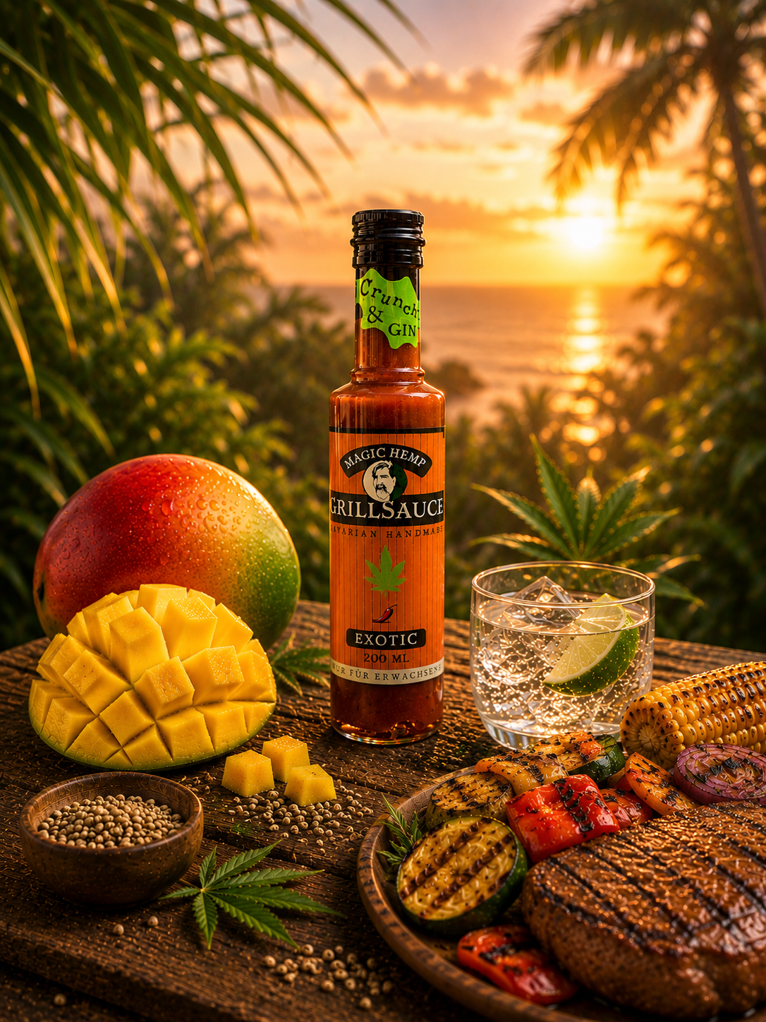Magic Hemp Grillsauce Exotic 200 ml